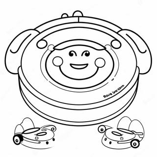 Sod Roomba Med Smilende Ansigt Farveside 48255-40116