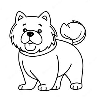 Chow Chow Hund Farveside 48674-40444