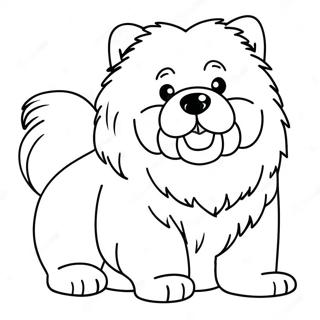 Fluffy Chow Chow Hvalp Farveside 48675-40434