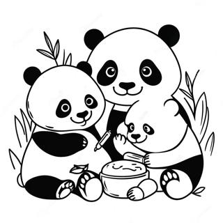 Panda Familie Farvelaegning 48874-40602