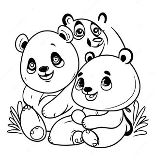 Panda Familie Farvelaegning 48874-40603