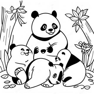 Panda Familie Farvelaegning 48874-40604