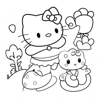 Hello Kitty Med Venner Farveside 48955-40668