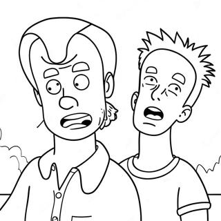 Beavis Og Butthead Farvelægningssider