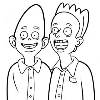 Beavis Og Butthead I Sjove Kostumer Farveside 48995-40697