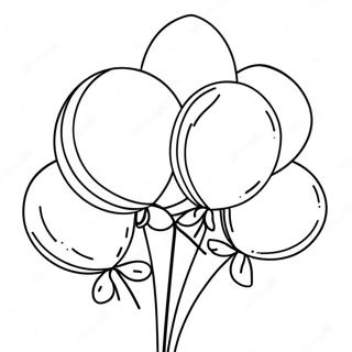 Farverig Ballon Bundt Farveside 492-393