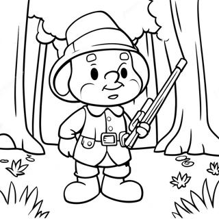 Elmer Fudd I Skoven Farveside 49305-40967