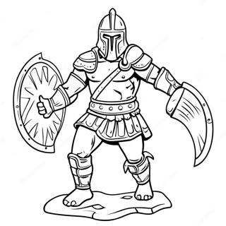 Uforskraekket Gladiator I Kamp Farveside 49445 41264