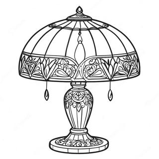 Elegant Tiffany Lampe Farveside 49545-41123