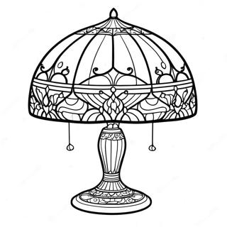 Elegant Tiffany Lampe Farveside 49545-41124