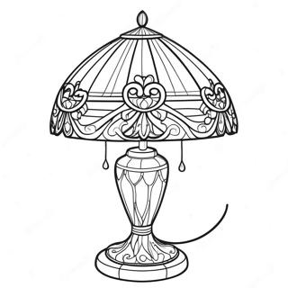 Elegant Tiffany Lampe Farveside 49545-41337