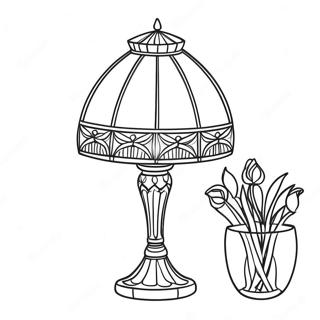 Elegant Tiffany Lampe Farveside 49545-41338