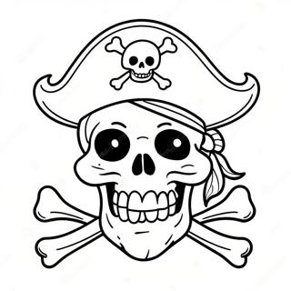 Farverig Pirat Jolly Roger Farveside 49825-41561