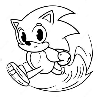 Sonic The Hedgehog Fartende Farveside 49875-41604