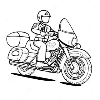 Politi Motorcykel Farvelægningssider
