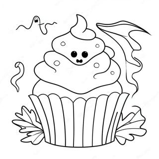 Skraemmende Halloween Cupcake Farveside 50315-41955