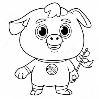 Alpha Pig Super Why Farvelægningssider