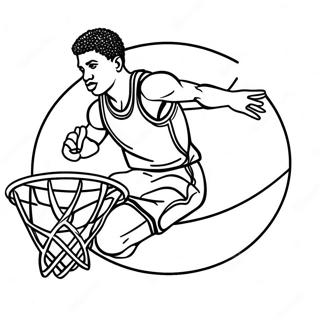 Slam Dunk Basketballspiller Farveside 51254-42689