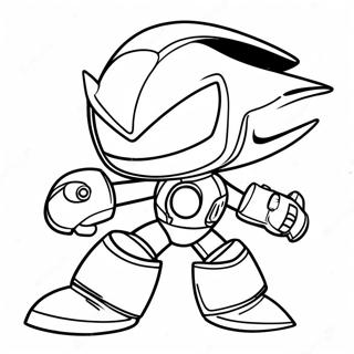 Metal Sonic I Aktion Farveside 512-411