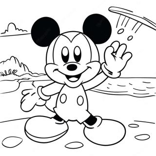 Mickey Mouse Strand Sjov Farveside 51345-42766