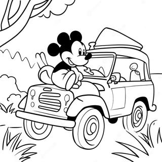 Mickey Mouse Safari Eventyr Farveside 51544-42922