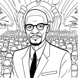 Malcolm X Inspirerende Tale Farveside 51895-43208