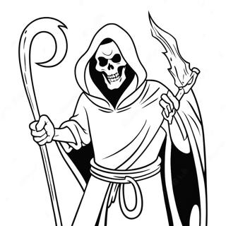 Dæmon Grim Reaper Farvelægningssider