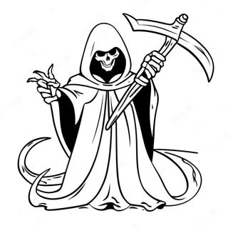 Dæmon Grim Reaper Farvelægningssider