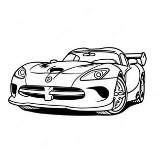 Dodge Viper Sportsvogn Farveside 52446-43626