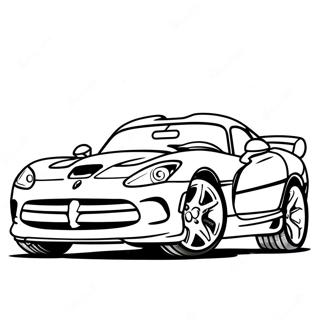 Dodge Viper Sportsvogn Farveside 52446-43627