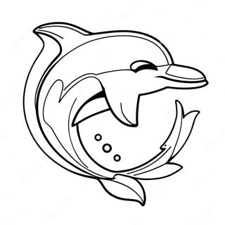 Miami Dolphins Logo Farveside 5262-4218