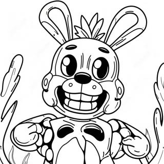 Springtrap I En Uhyggelig Pose Farveside 52647-43788