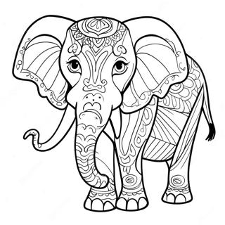 Afrikansk Elefant Farveside 53086-44138