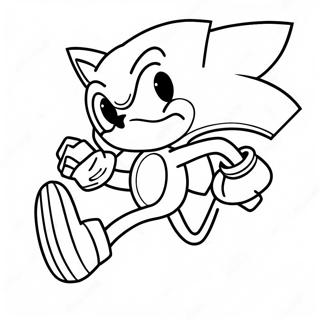 Sonic Lober Hurtigt Farvelaegningsside 53308-44307