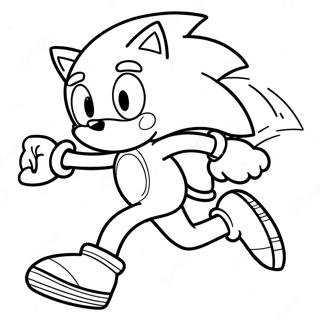 Sonic Lober Hurtigt Farvelaegningsside 53308-44308