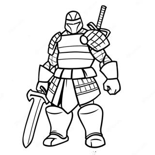 Shredder Tmnt Farvelaegningsside 53407-44391