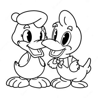 Donald Og Daisy And Farveside 53458-44409