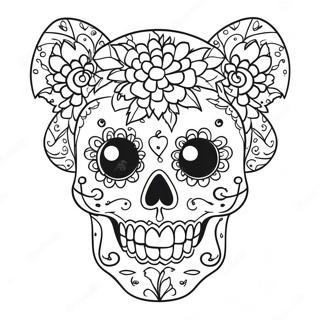 Dyr Dia De Los Muertos Farveside 53468-44407