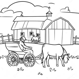 Amish Gards Scene Farveside 53488-44431