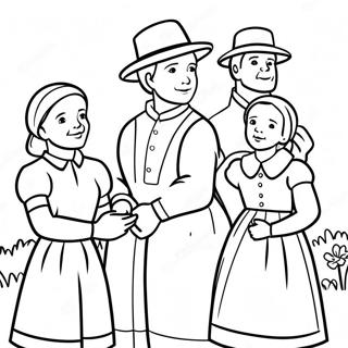 Amish Familie Samling Farveside 53489-44439