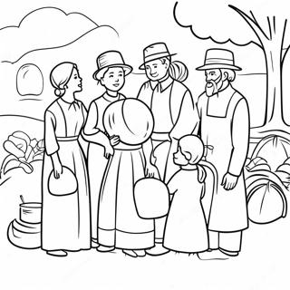 Amish Familie Samling Farveside 53489-44440