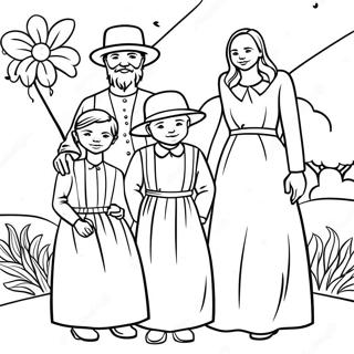 Amish Familie Samling Farveside 53489-44591