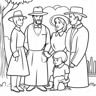 Amish Familie Samling Farveside 53489 44592