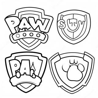 Paw Patrol Badges Farveside 53648-44717