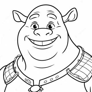 Shrek Med Et Stort Smil Farveside 53749-44799