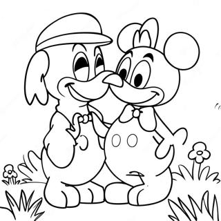 Donald Og Daisy Farveside 53918-44931