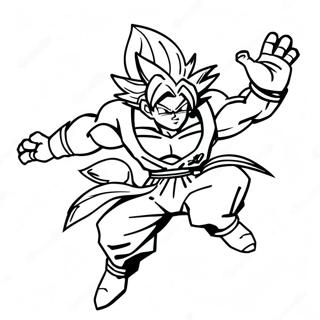 Super Saiyan Goku Flyvende Farveside 53959-44967