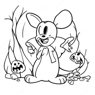 Disney Horror Kunst Farveside 54119-45083