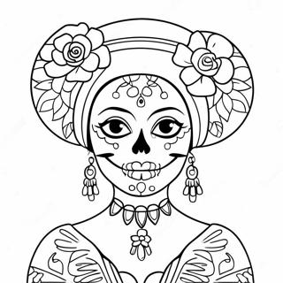 Elegant Catrina Med Blomster Farveside 54311-45225