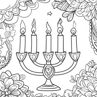 Hanukkah Menorah Farveside 5443-4359